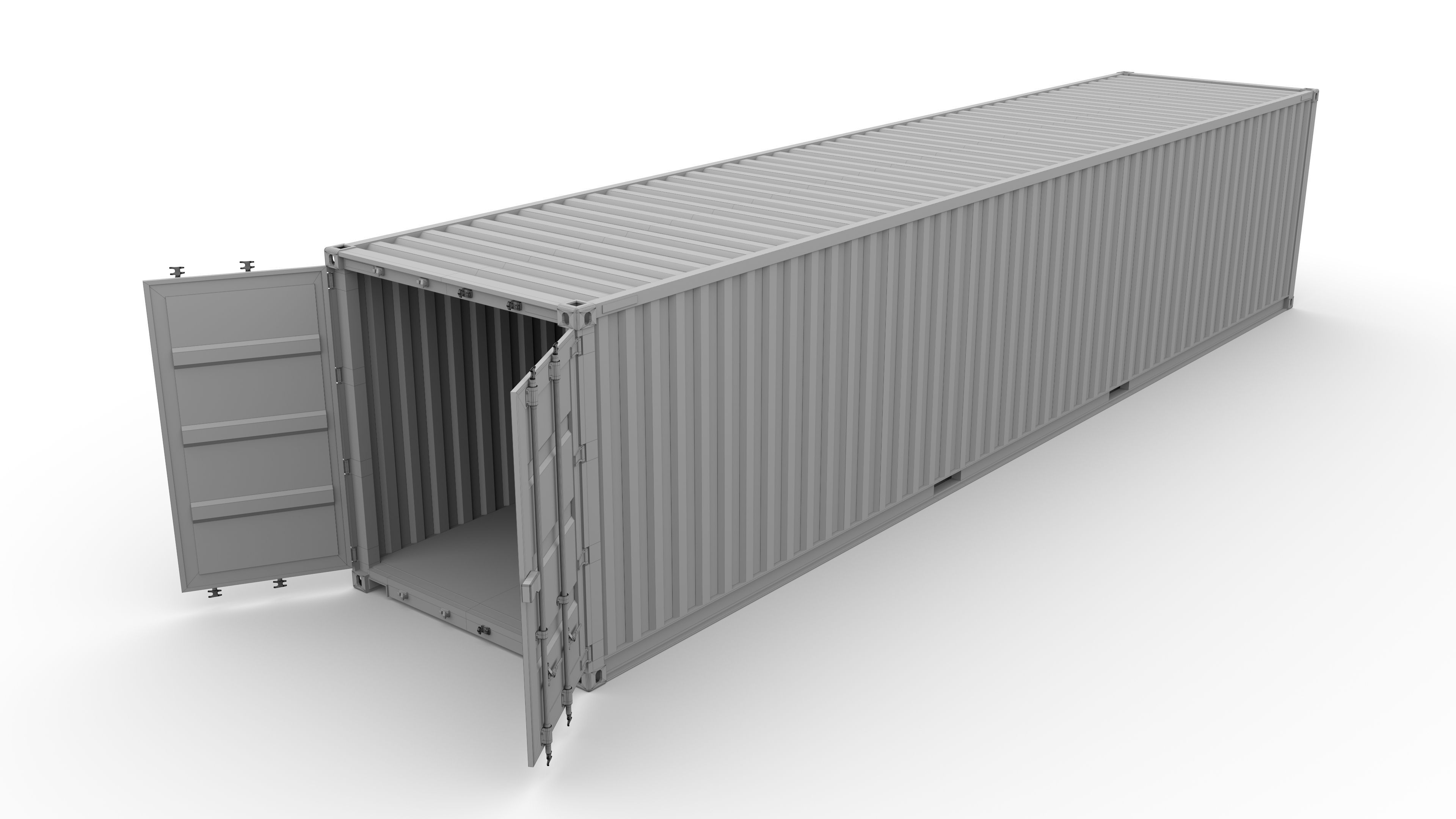 Shipping container Hapag LLoyd 3D model_22