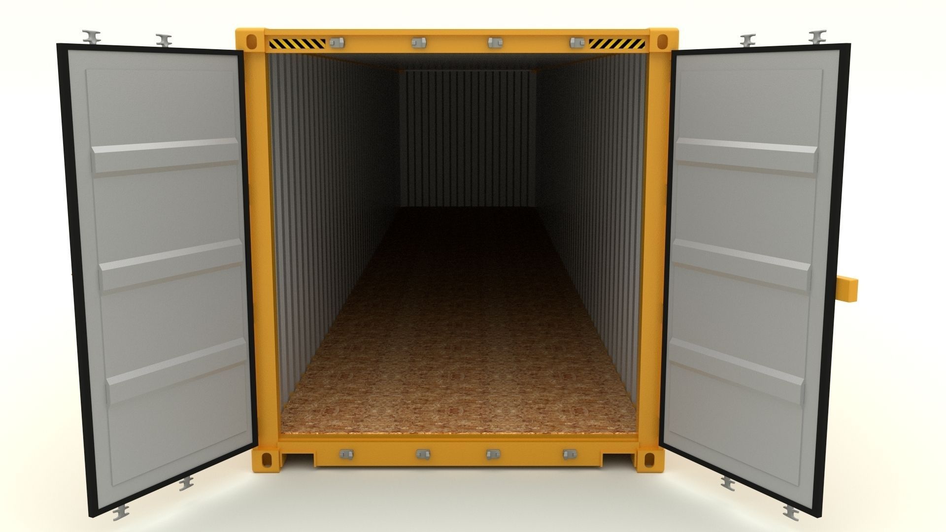 Shipping container Hapag LLoyd 3D model_9