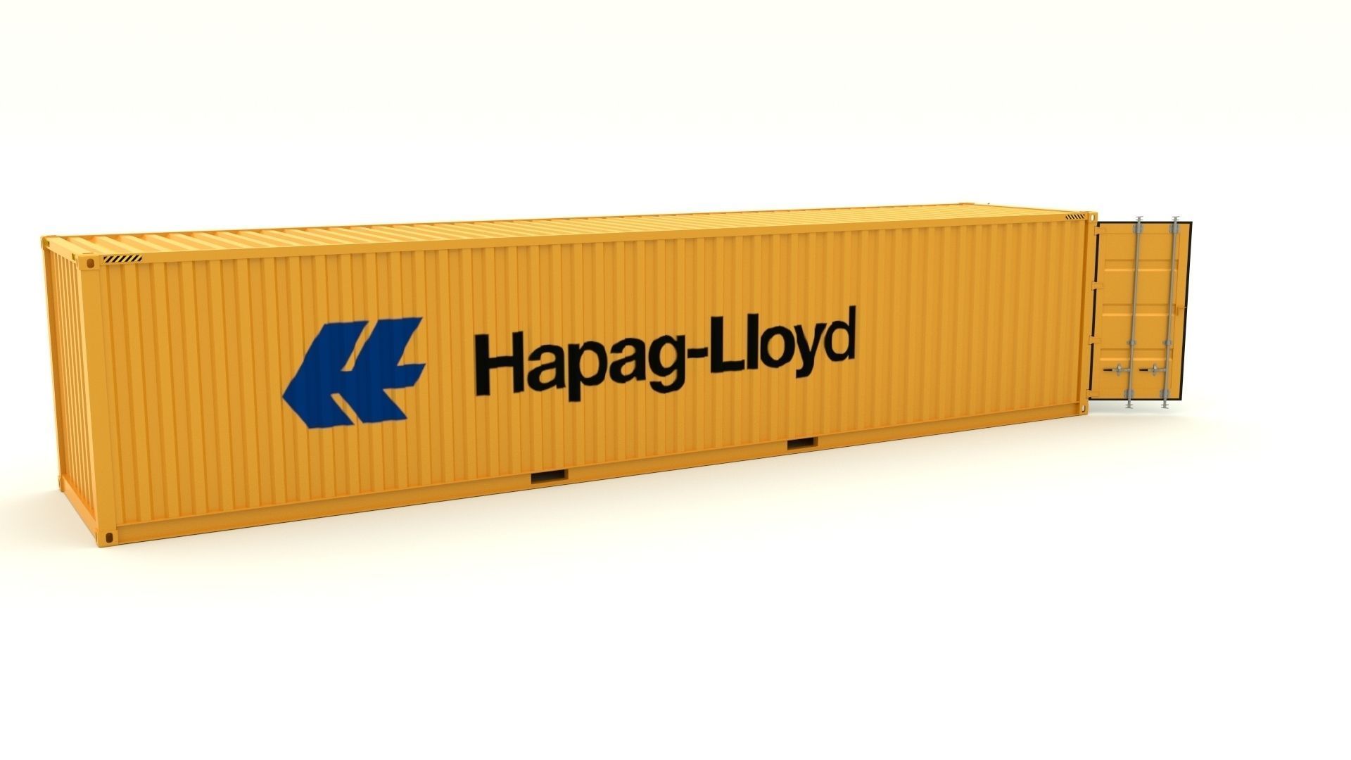 Shipping container Hapag LLoyd 3D model_15