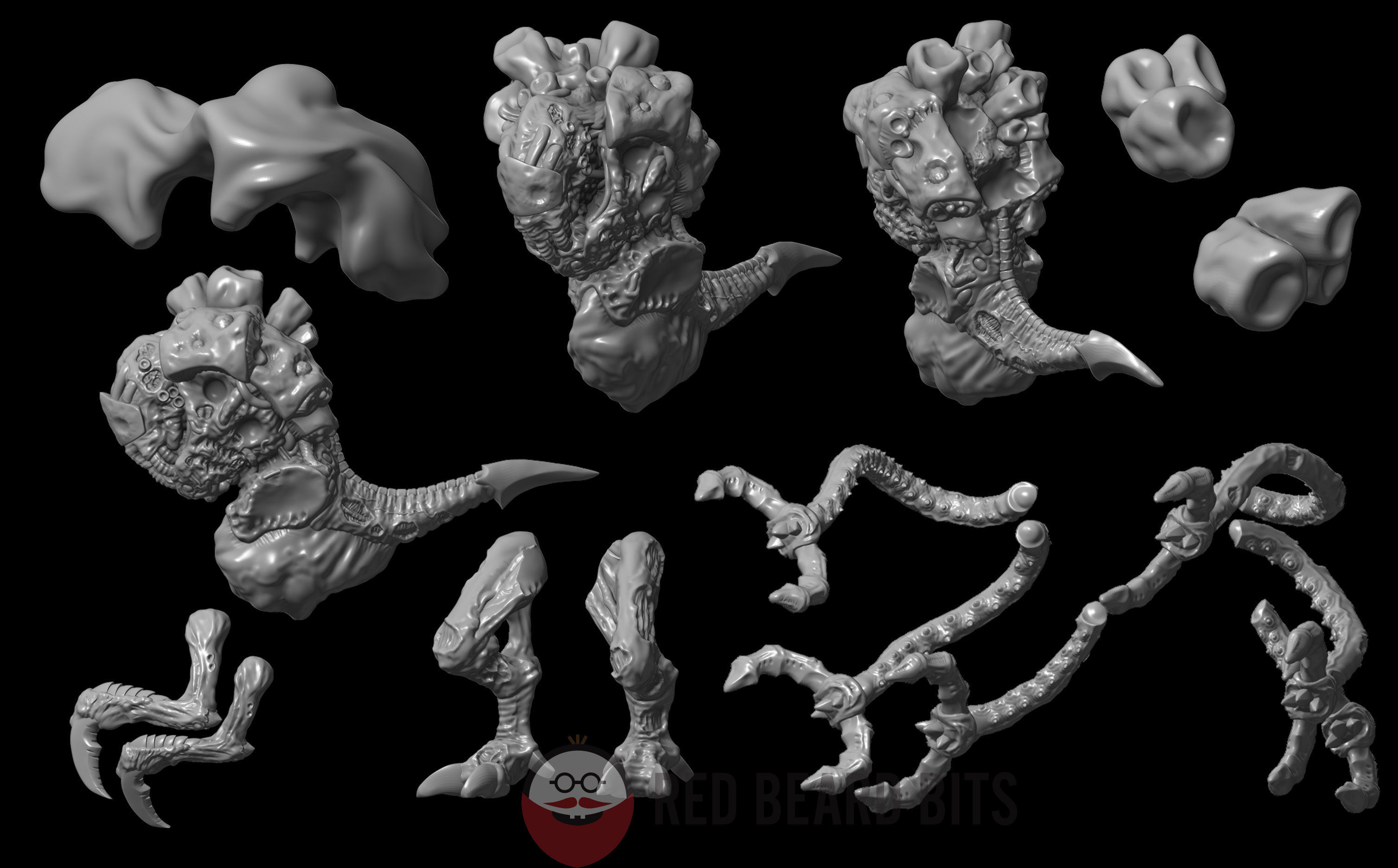 Xenoteras Poisoners 3D print model_1