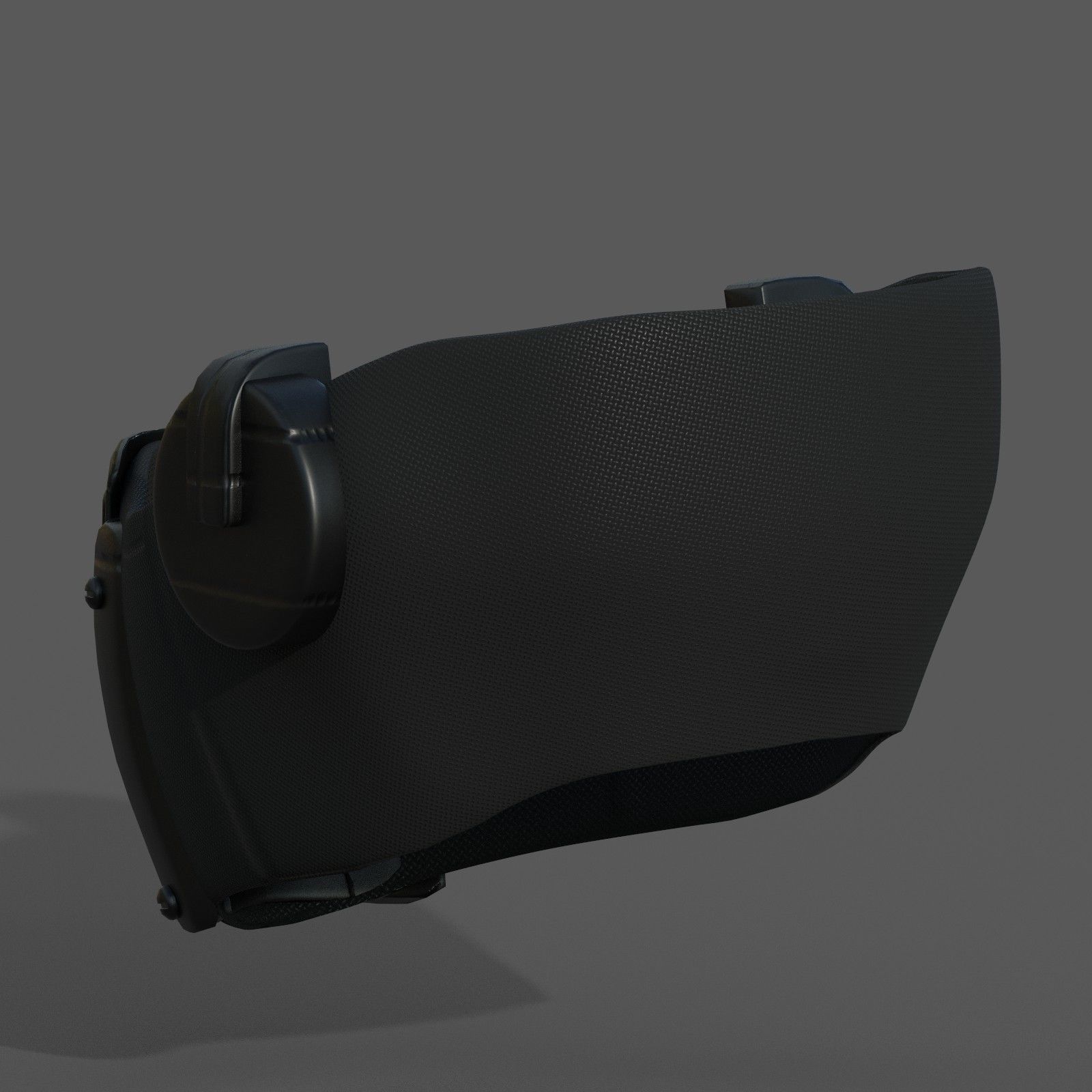 Helmet scifi fantasy futuristic gas mask  Low-poly 3D model_5