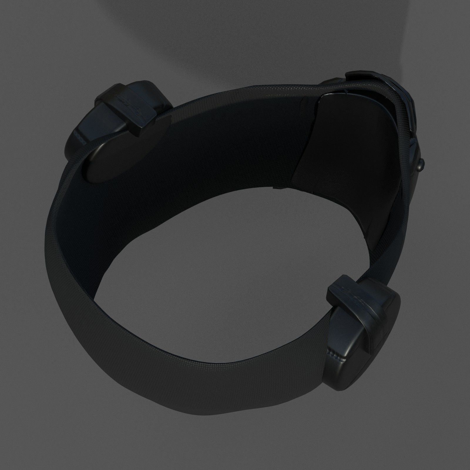 Helmet scifi fantasy futuristic gas mask  Low-poly 3D model_4