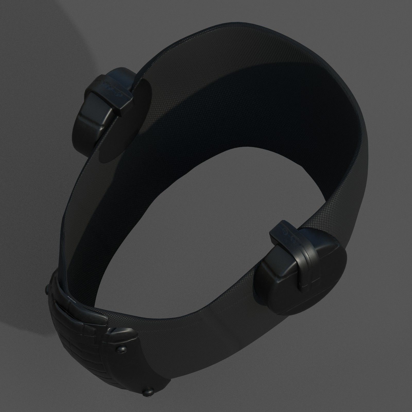 Helmet scifi fantasy futuristic gas mask  Low-poly 3D model_9