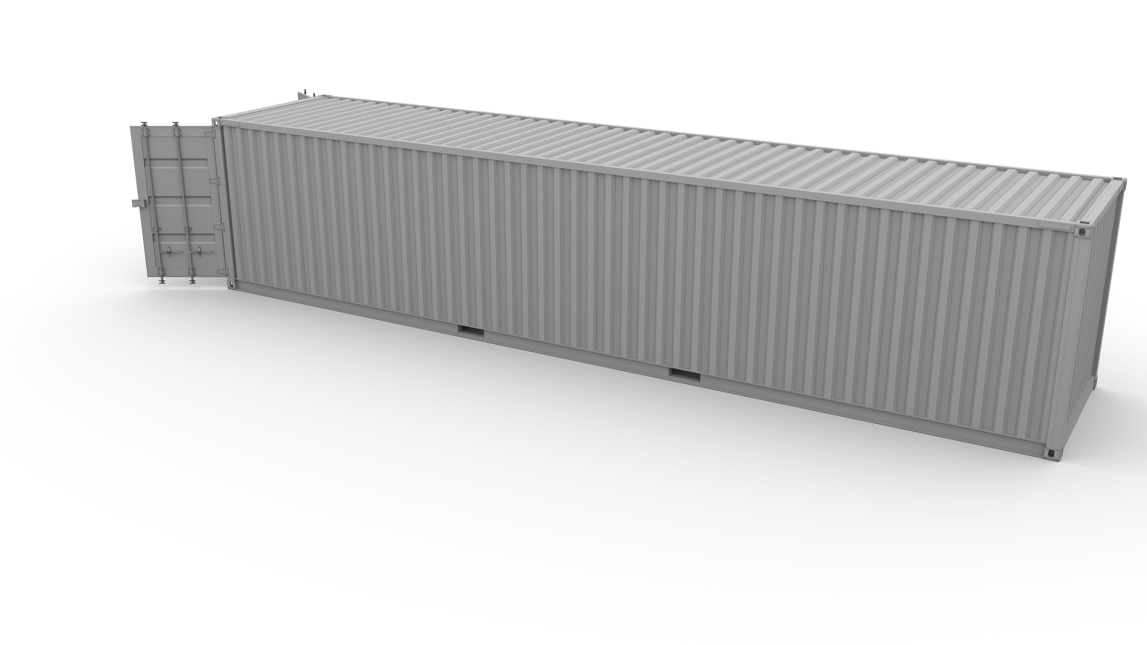 Shipping Container MSC 3D model_22