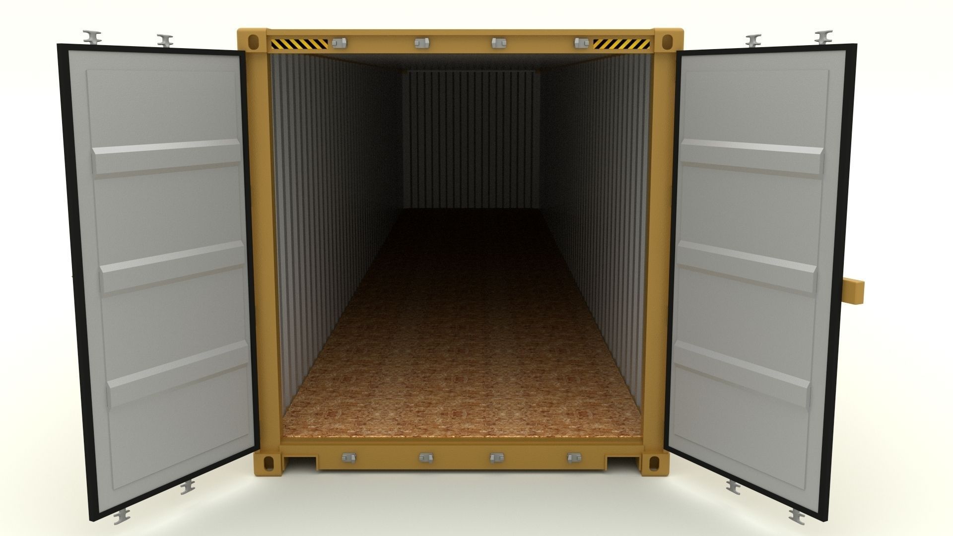 Shipping Container MSC 3D model_11