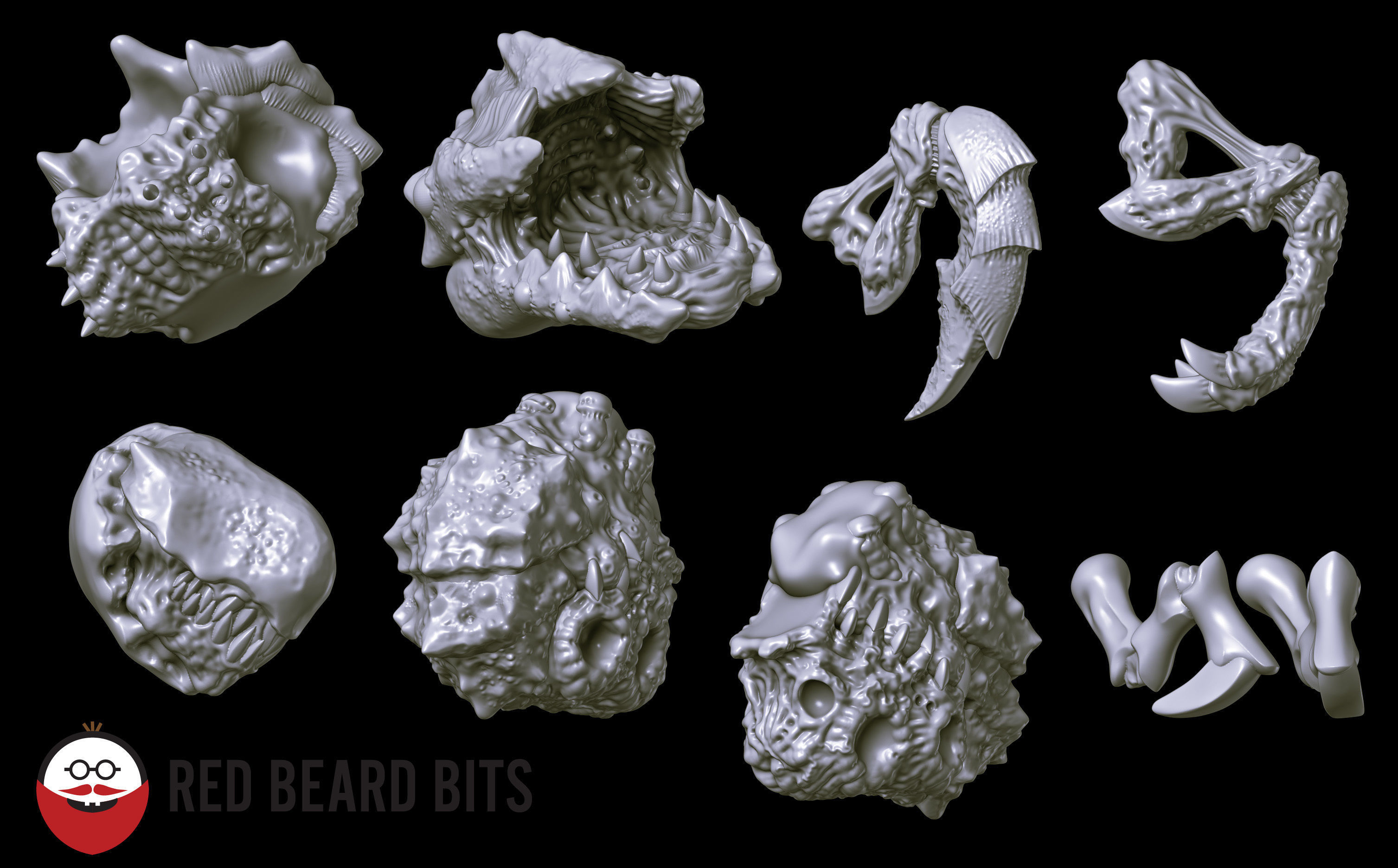 Xenoteras Bomber 3D print model_1