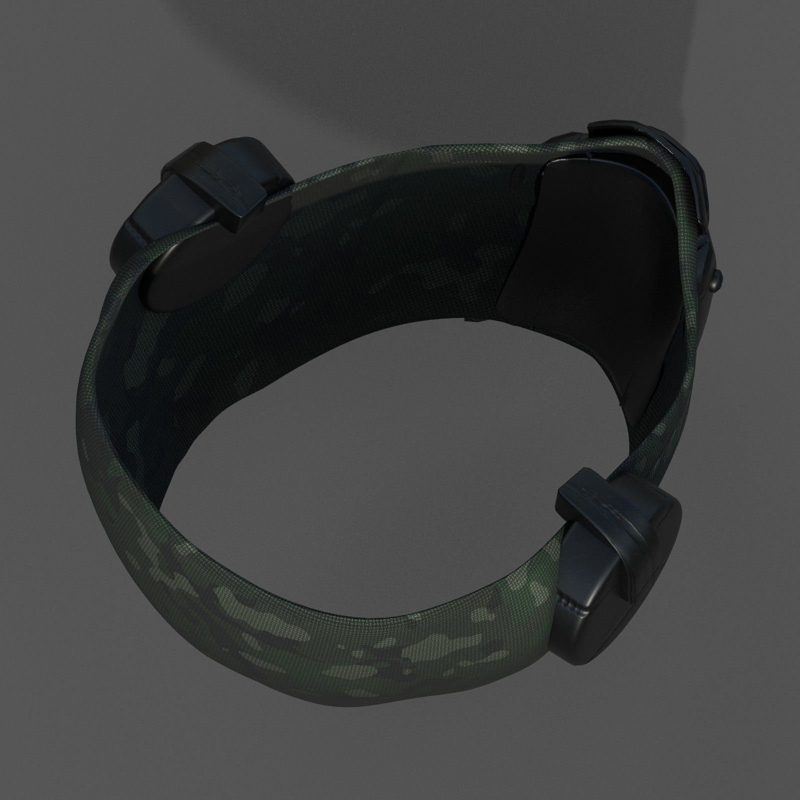 Gas mask respirator scifi futuristic 3d Low-poly 3D model_6