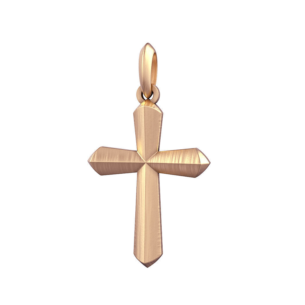 N139 Roman XL Cross Amulet 3D print model_1