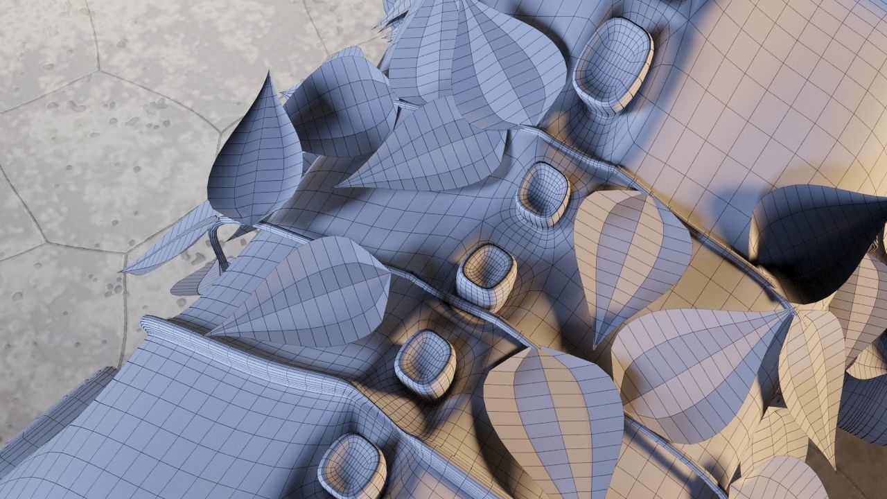 Robot - Dog Steampunk 3D model_35