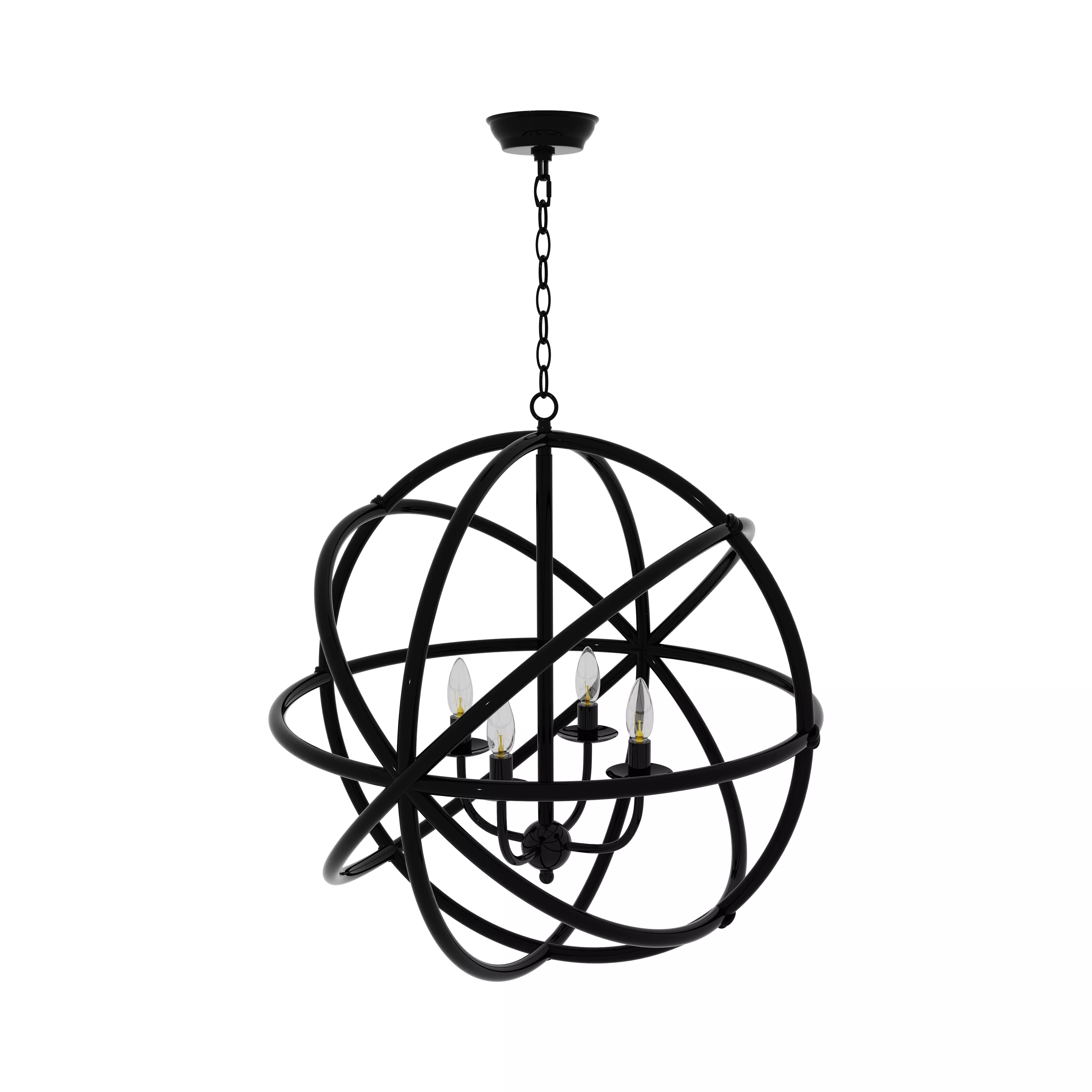 Fashionable Hanging Lamp 3D model_0
