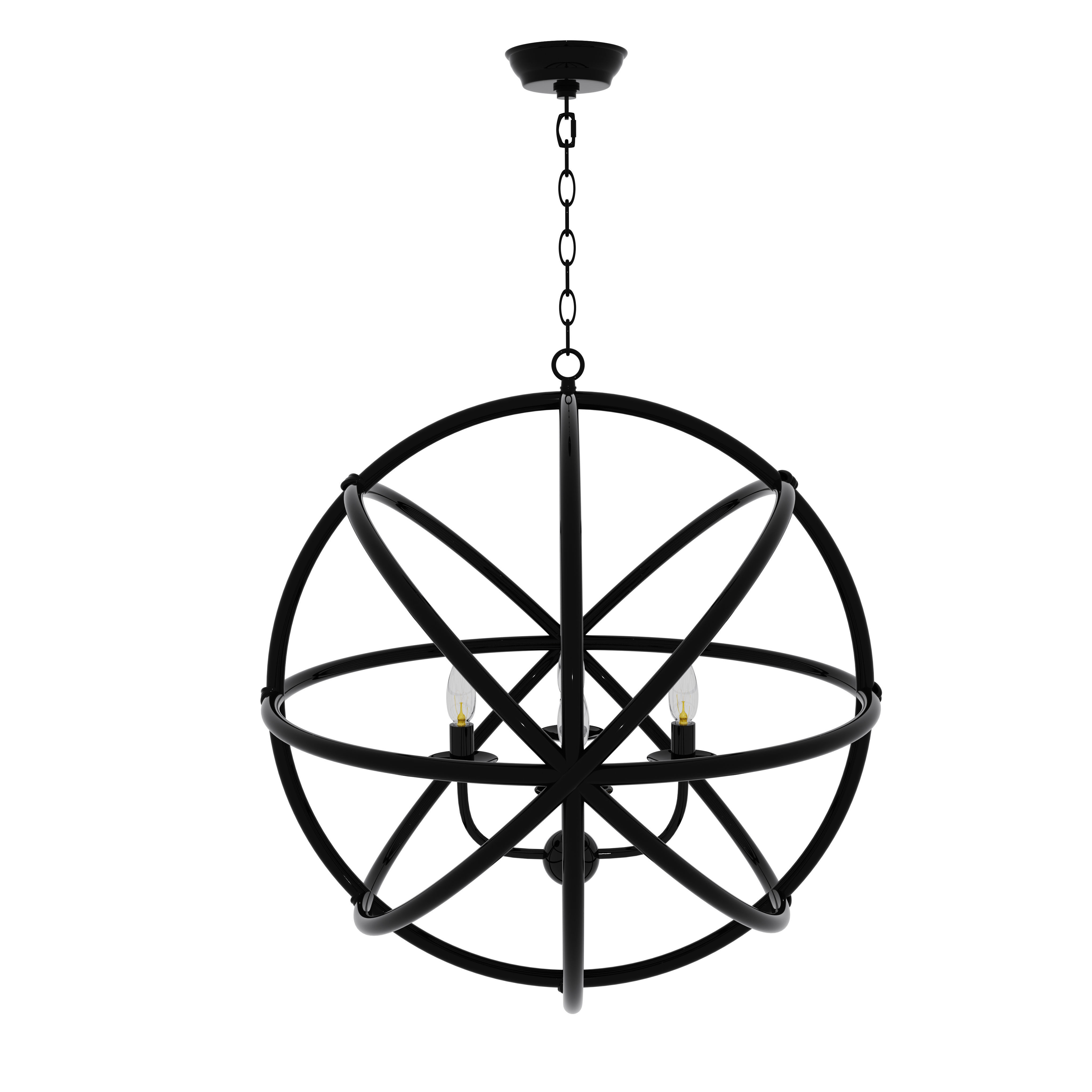 Fashionable Hanging Lamp 3D model_1