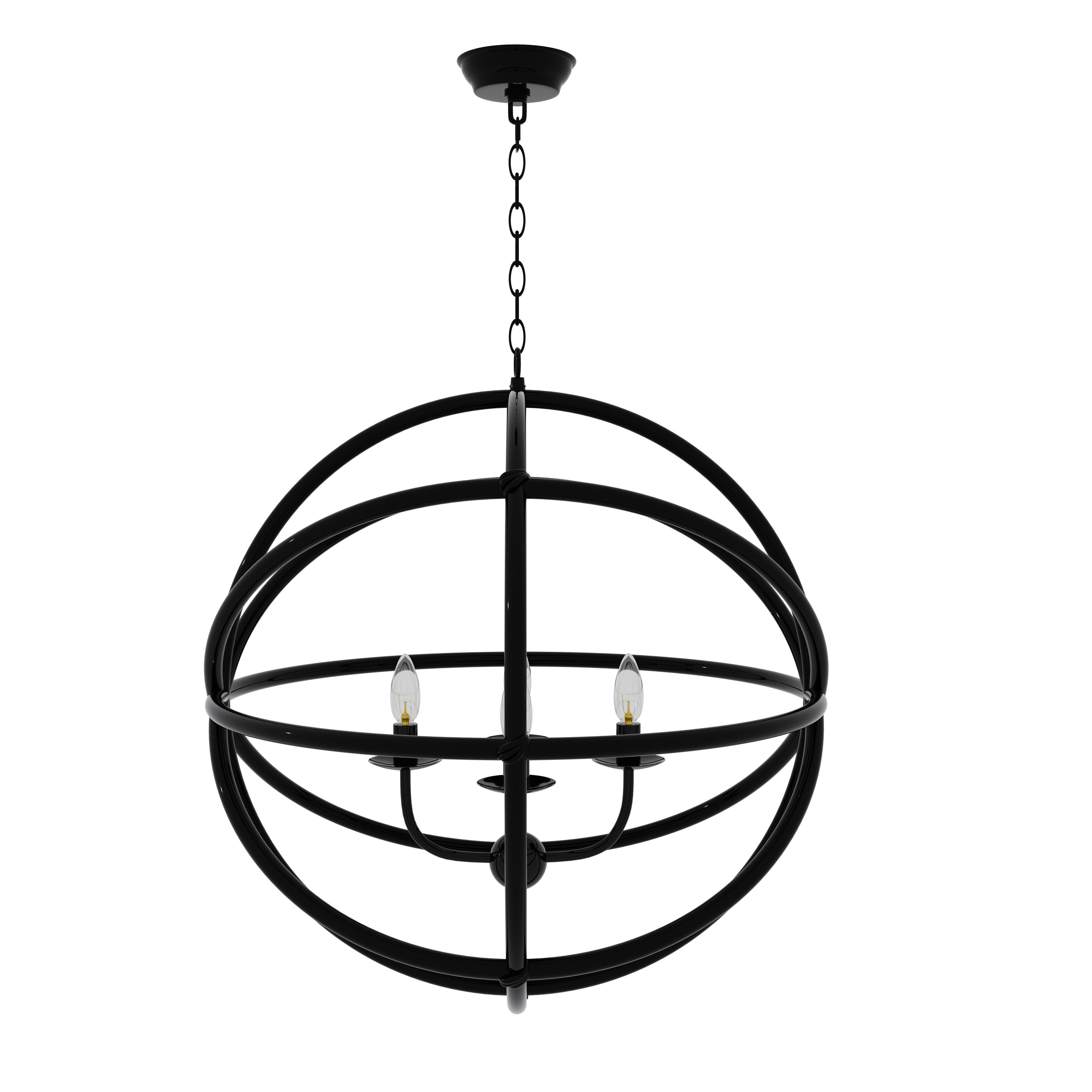 Fashionable Hanging Lamp 3D model_2