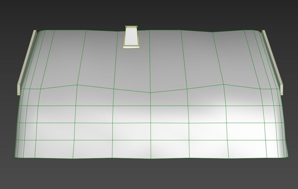 Viking icelandic turf house Low-poly 3D model_8