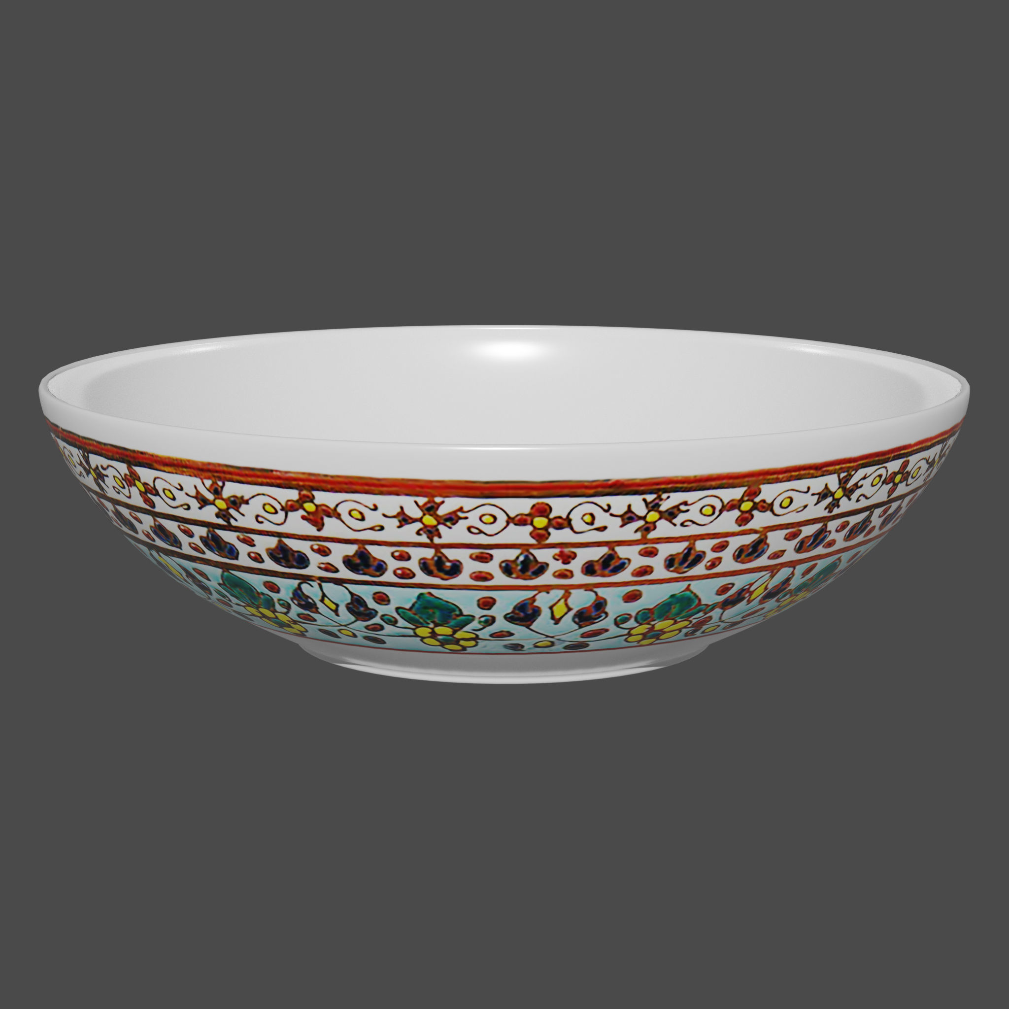 Cup with Saucer Set 3D model_2