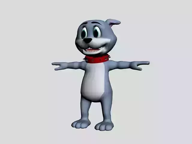 tyke puppy Low-poly 3D model