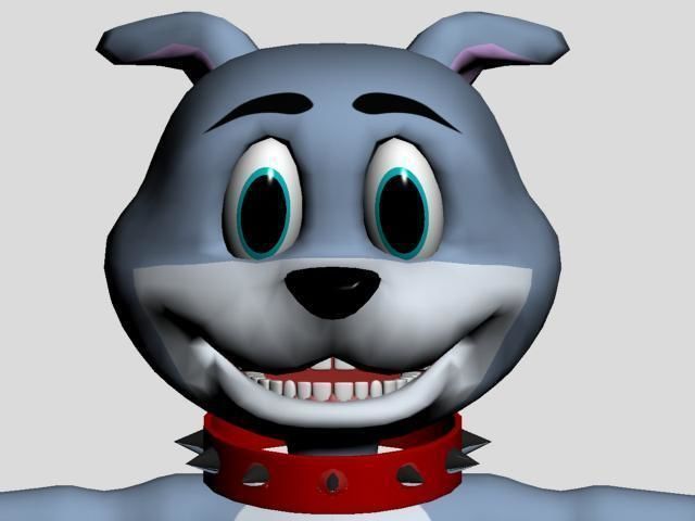 tyke puppy Low-poly 3D model_4