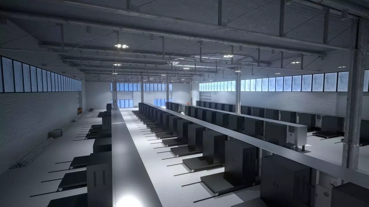 Factory site Fabric Plant 3D model_0