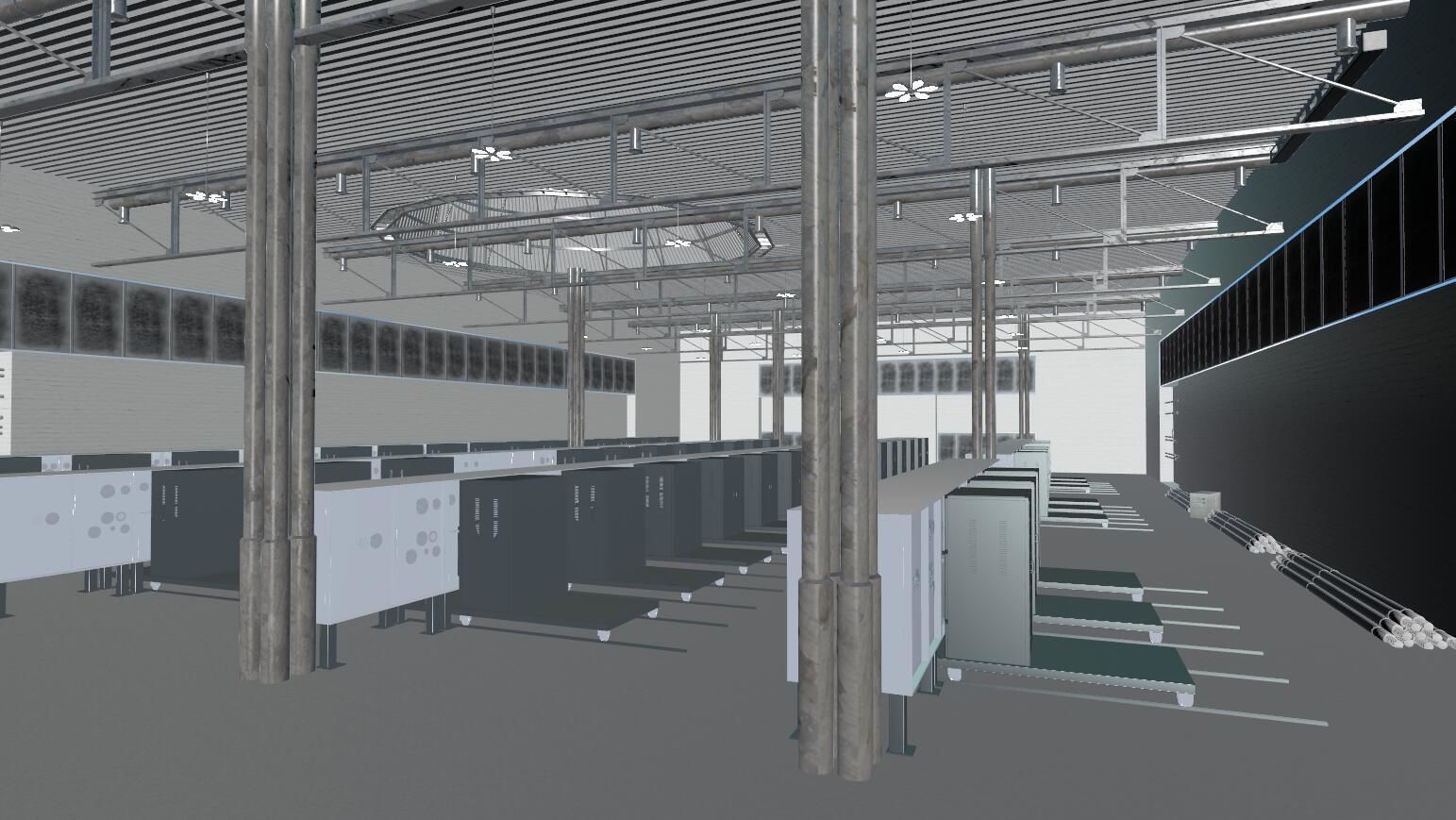 Factory site Fabric Plant 3D model_3