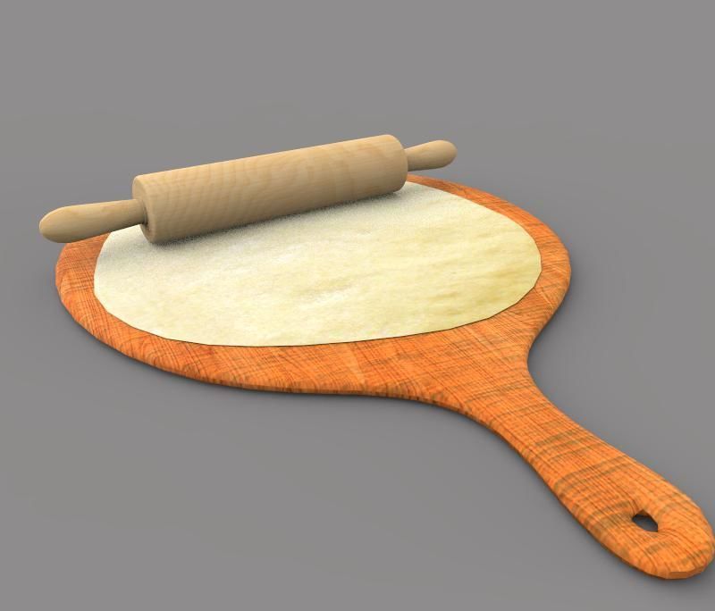 Kitchen Roller 3D model_2