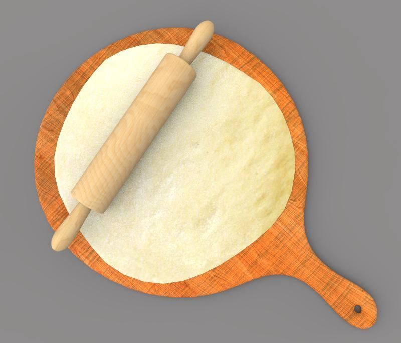 Kitchen Roller 3D model_3