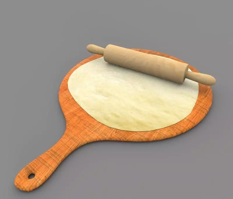 Kitchen Roller 3D model_0