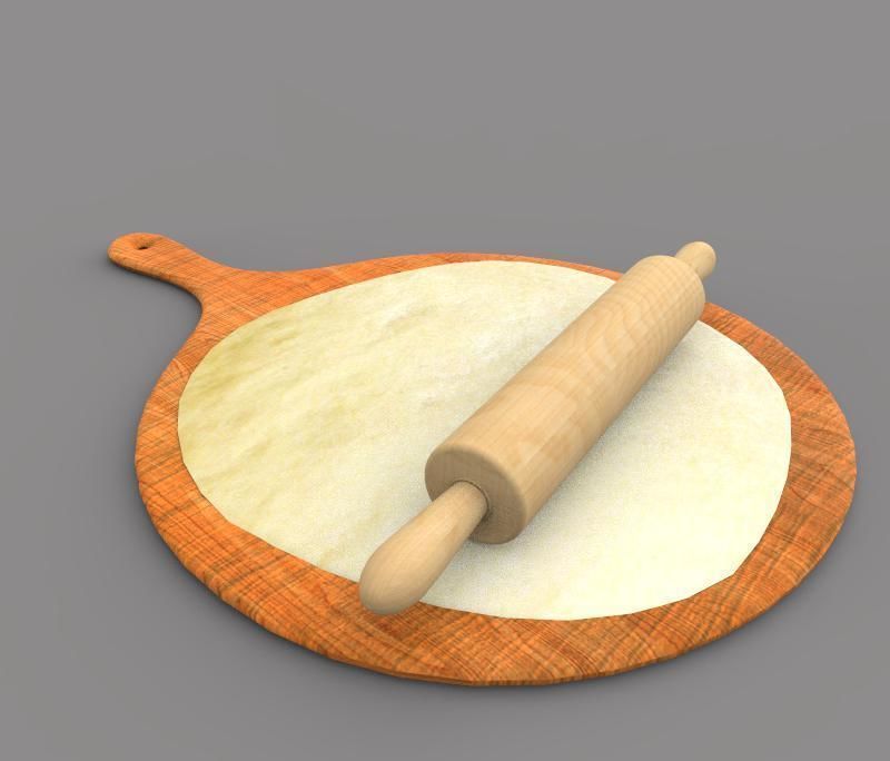 Kitchen Roller 3D model_1