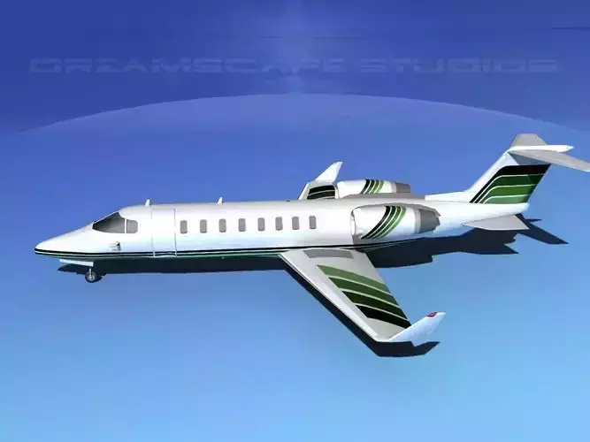 LearJet 45 V17 3D model