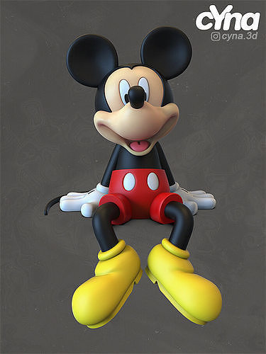 Mickey Mouse -  3D print model