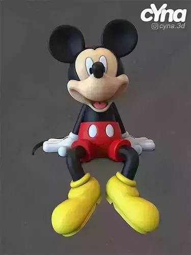 Mickey Mouse -  3D print model