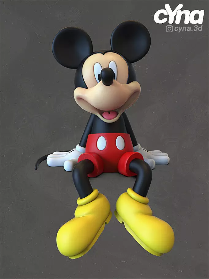 Mickey Mouse -  3D print model_0