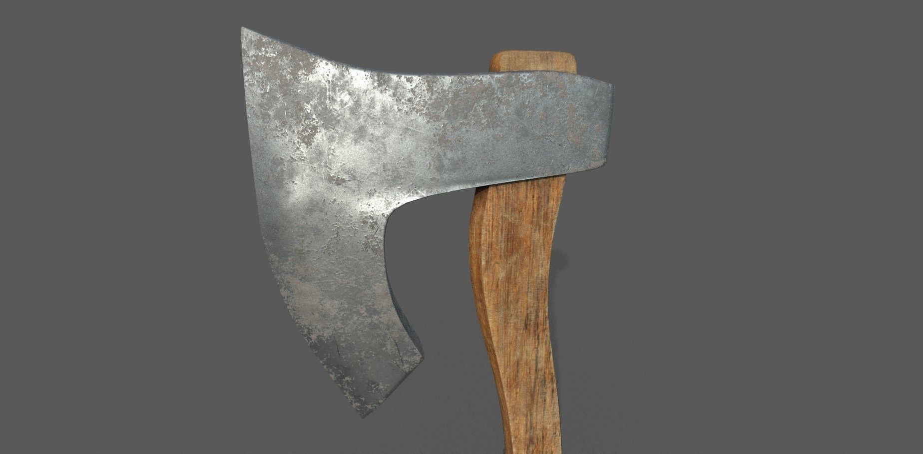 Viking Axe 3D Model Low-poly 3D model_5