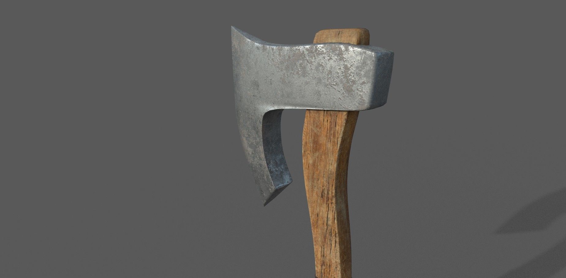 Viking Axe 3D Model Low-poly 3D model_6