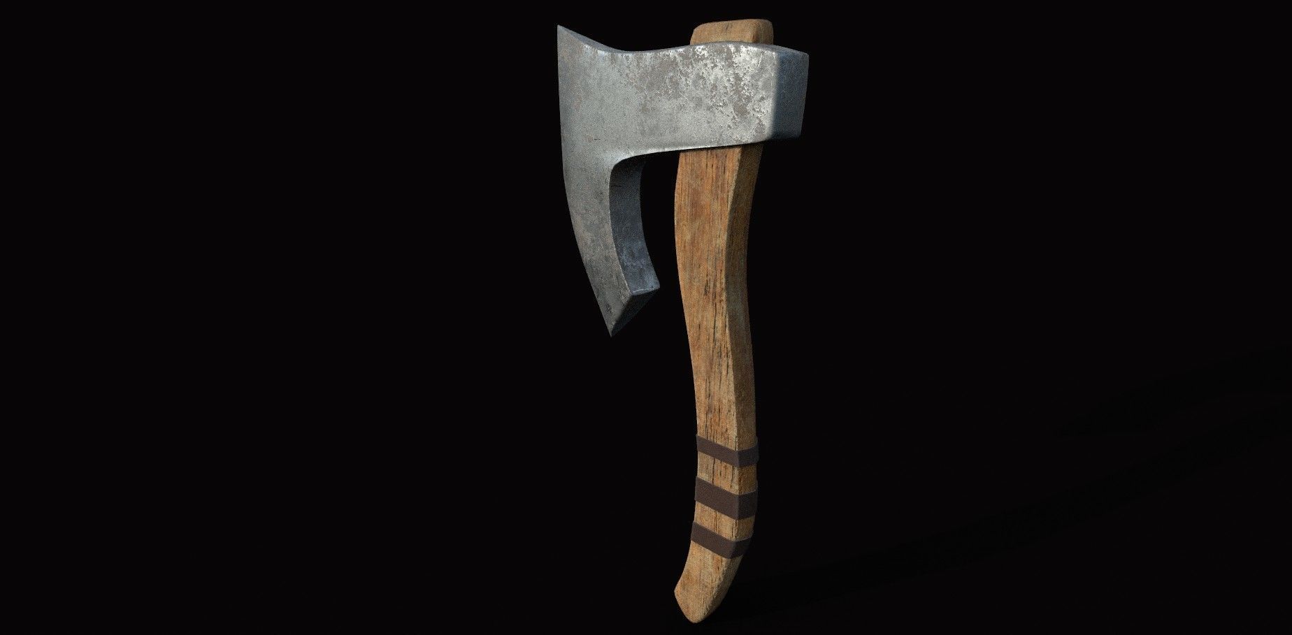 Viking Axe 3D Model Low-poly 3D model_7