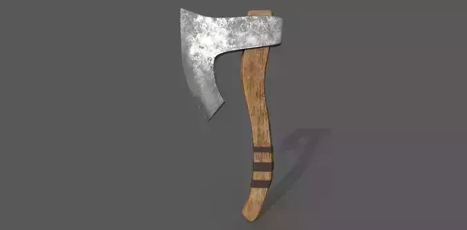 Viking Axe 3D Model Low-poly 3D model
