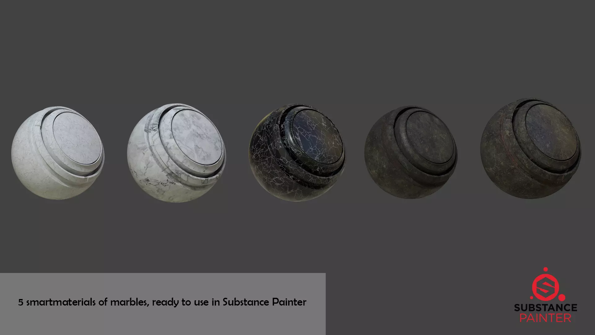 Substance Painter Smart Materials of Marbles Texture