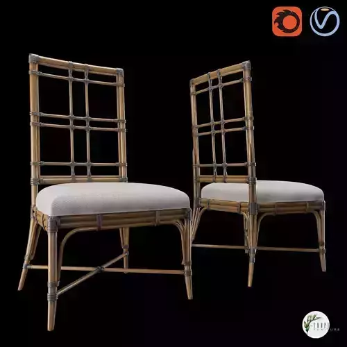 Tropical - SEAVIEW SIDE CHAIR 3D model