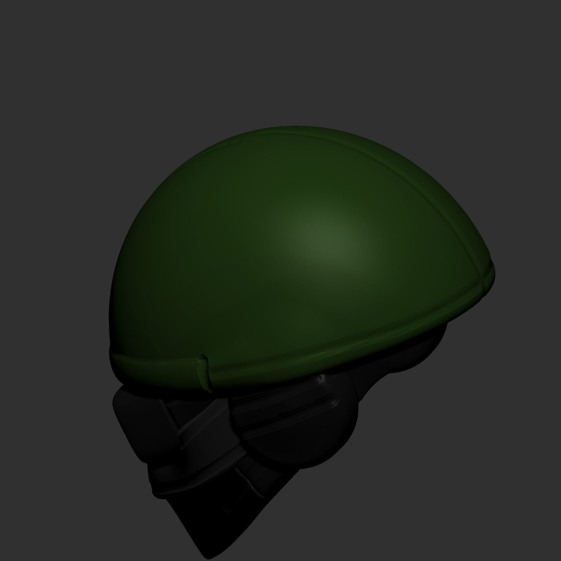 helmet high poly sculpt 3d printable ver 7 3D model 3D model_7