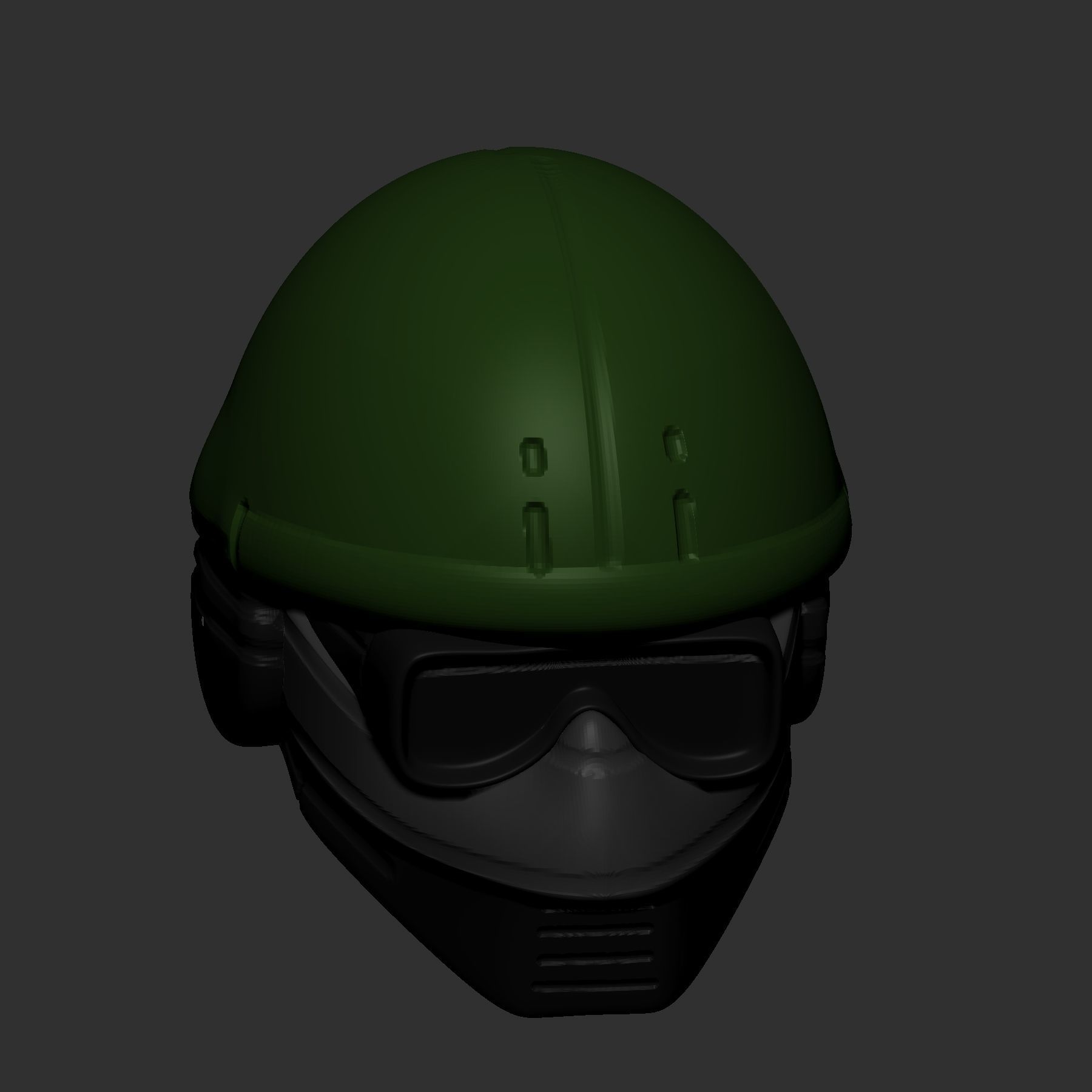 helmet high poly sculpt 3d printable ver 7 3D model 3D model_5