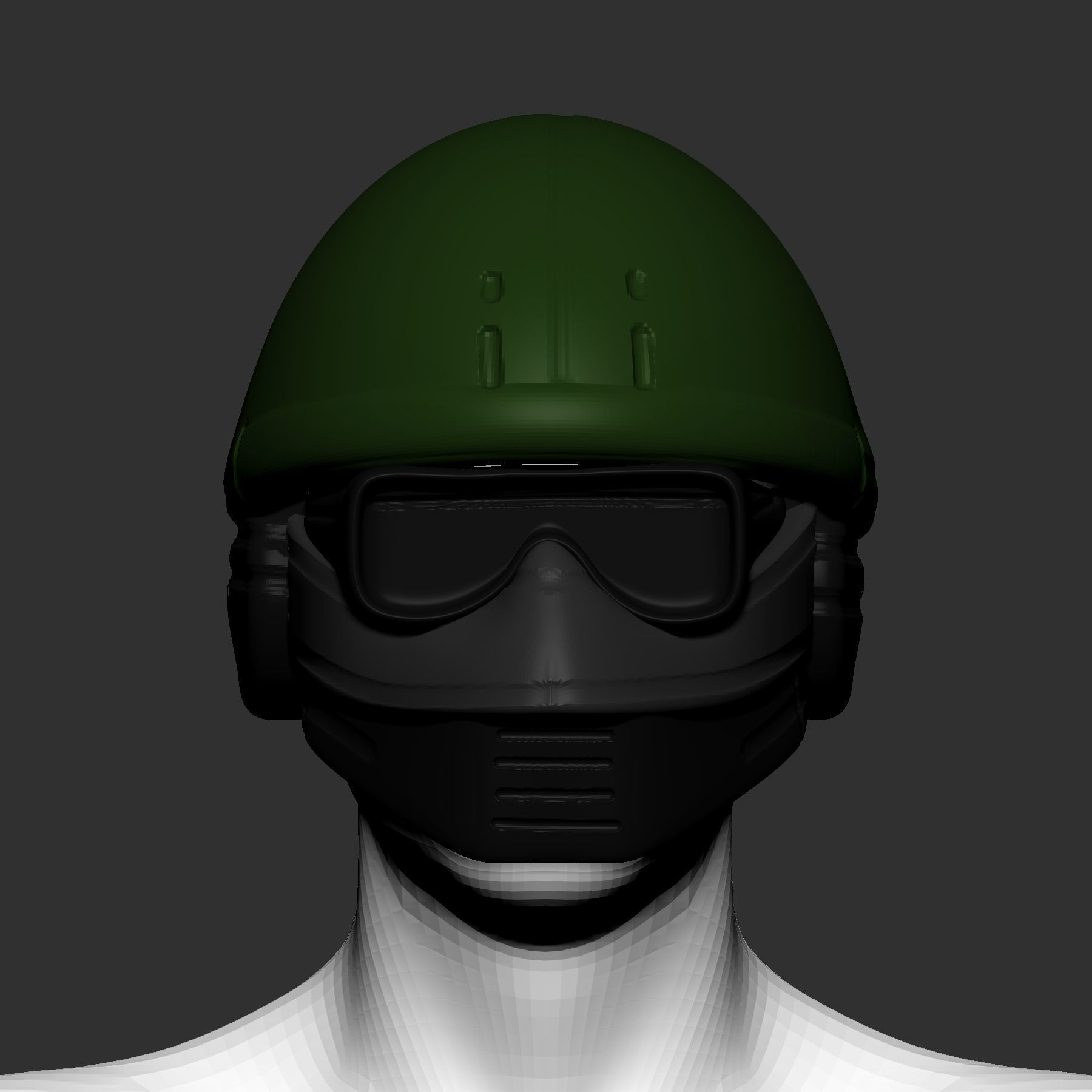 helmet high poly sculpt 3d printable ver 7 3D model 3D model_2