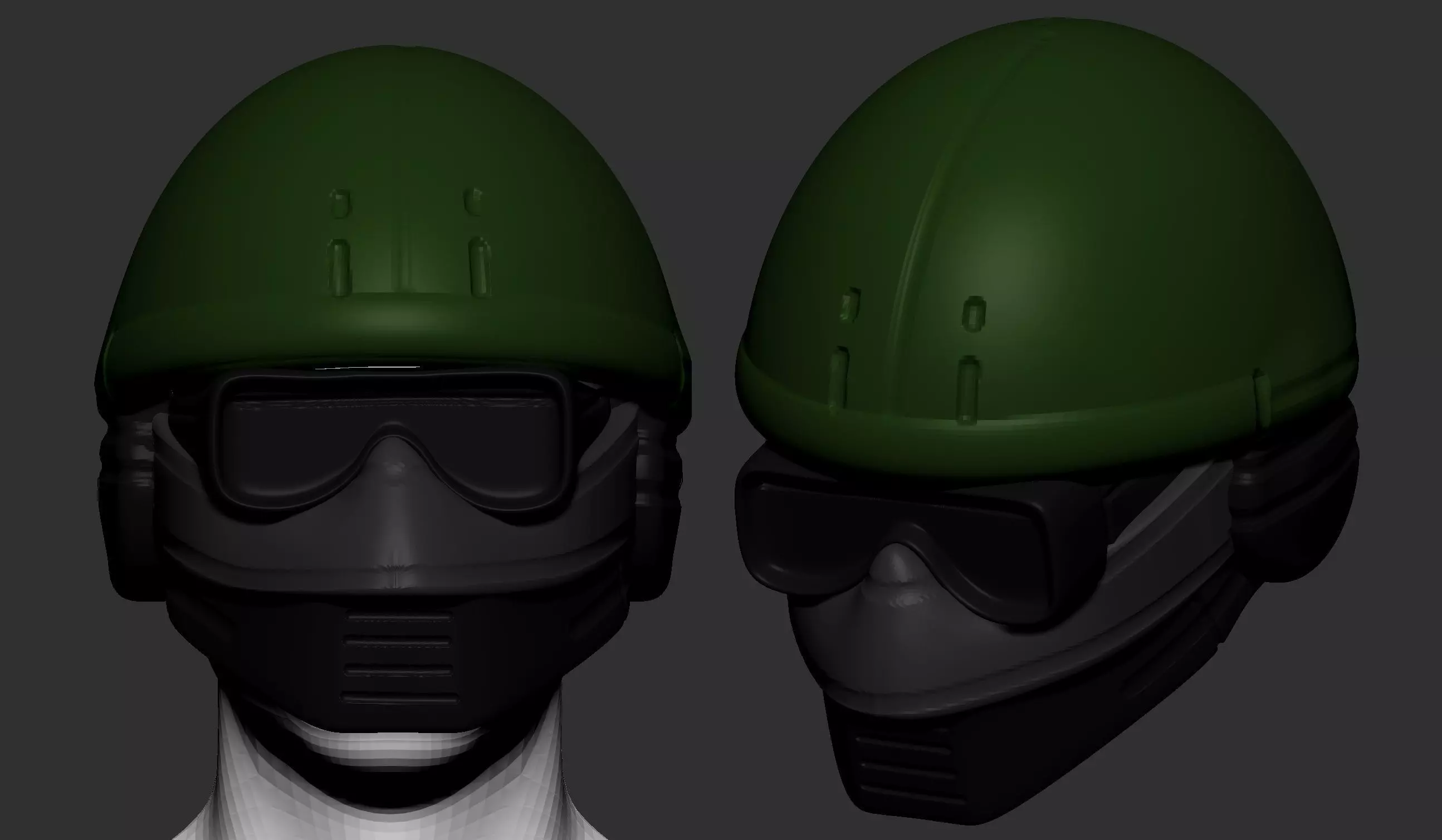 helmet high poly sculpt 3d printable ver 7 3D model 3D model_0