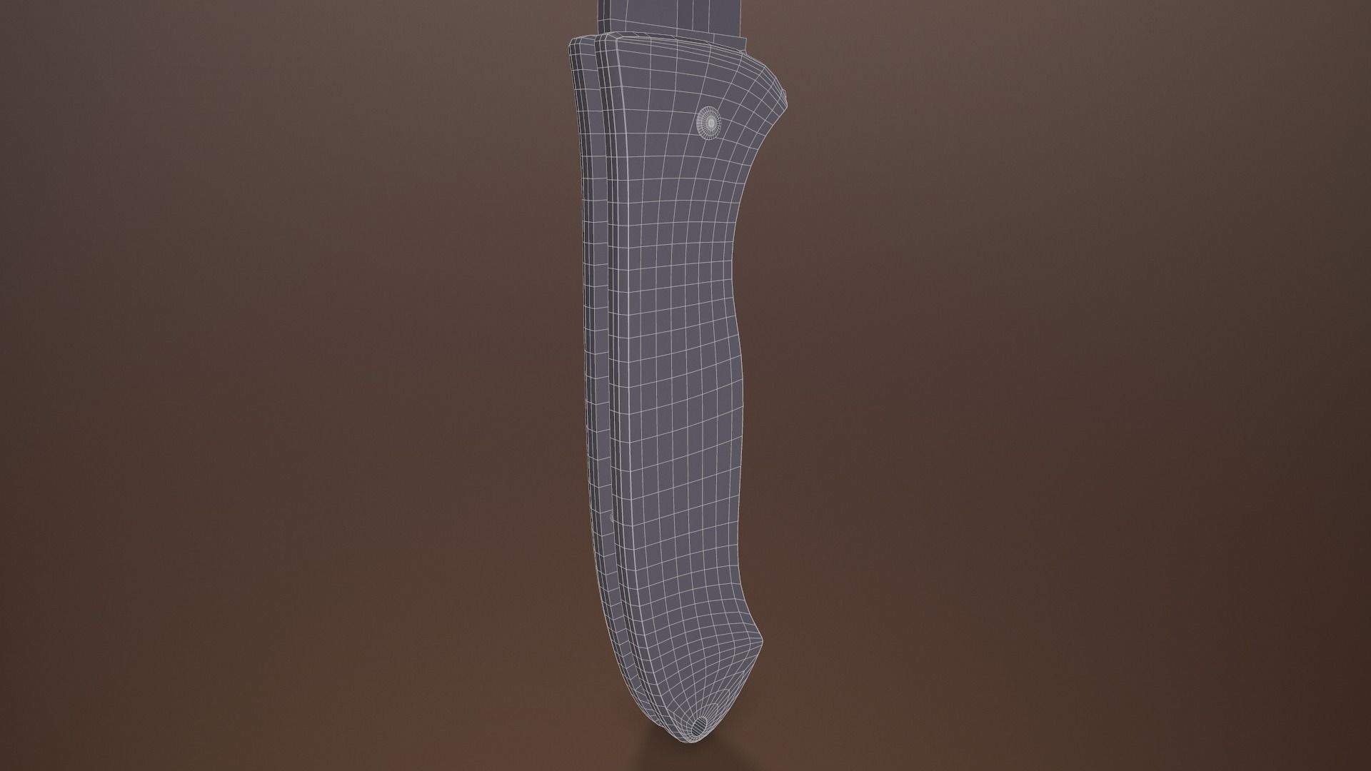 Rigged Folding Pocket Lock  Knife Low-poly 3D model_20