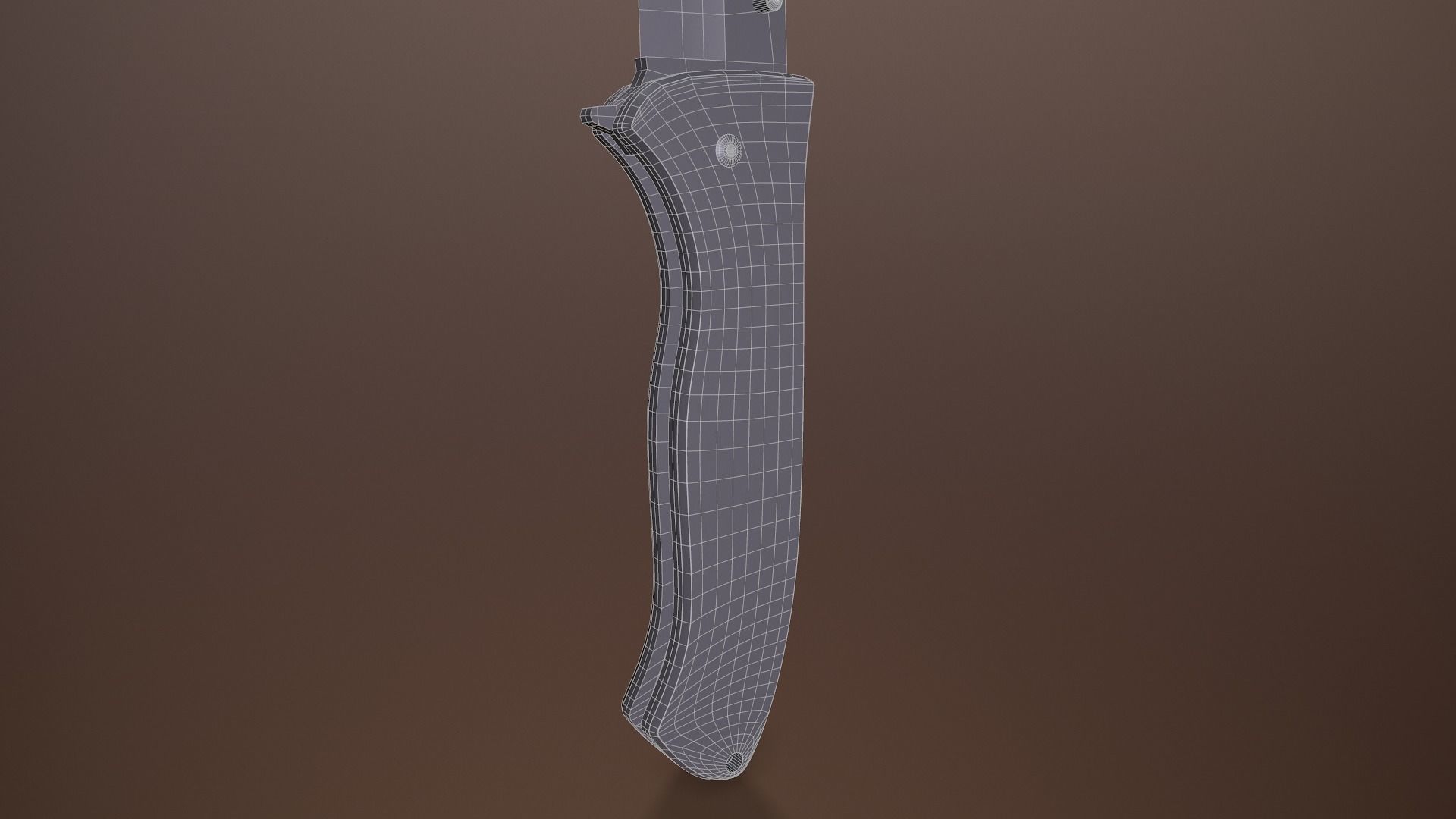 Rigged Folding Pocket Lock  Knife Low-poly 3D model_22