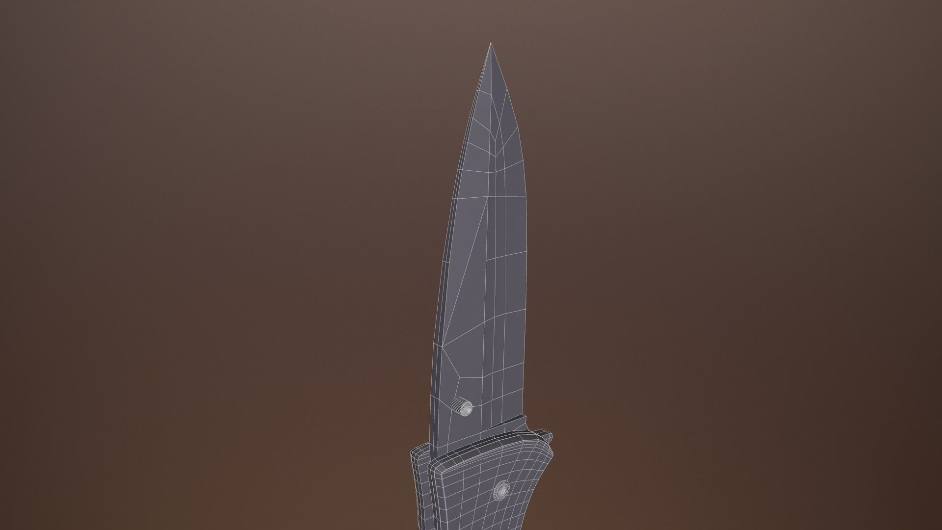 Rigged Folding Pocket Lock  Knife Low-poly 3D model_21
