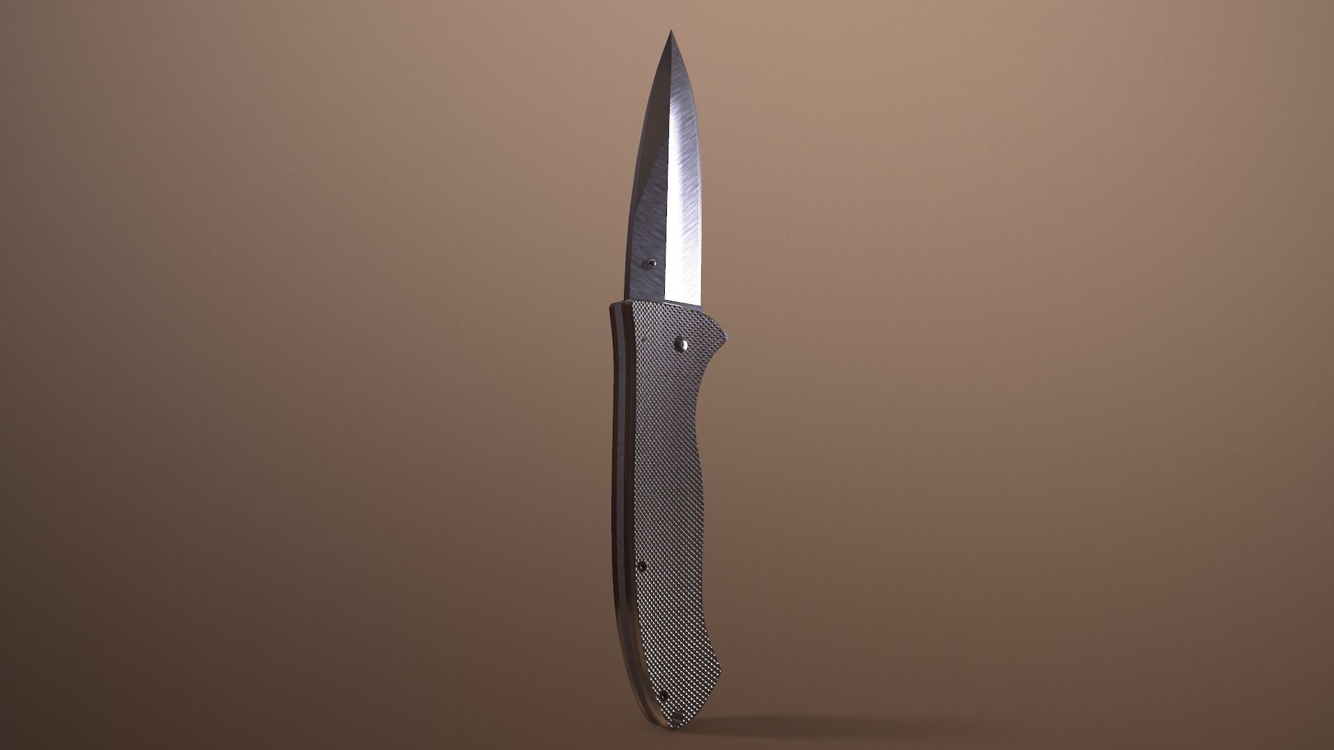 Rigged Folding Pocket Lock  Knife Low-poly 3D model_15