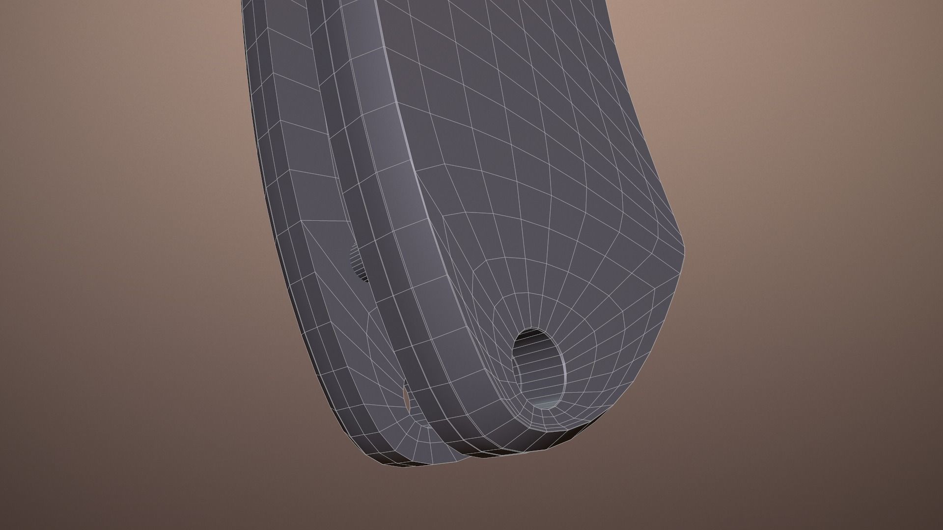 Rigged Folding Pocket Lock  Knife Low-poly 3D model_25