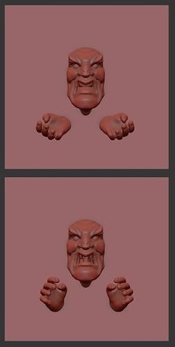 3d print angry face wall sculpture 3D print model