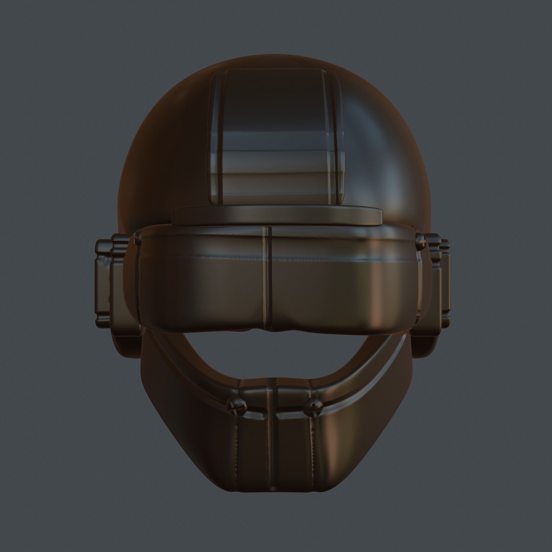 helmet high poly sculpt 3d printable  3D model_7