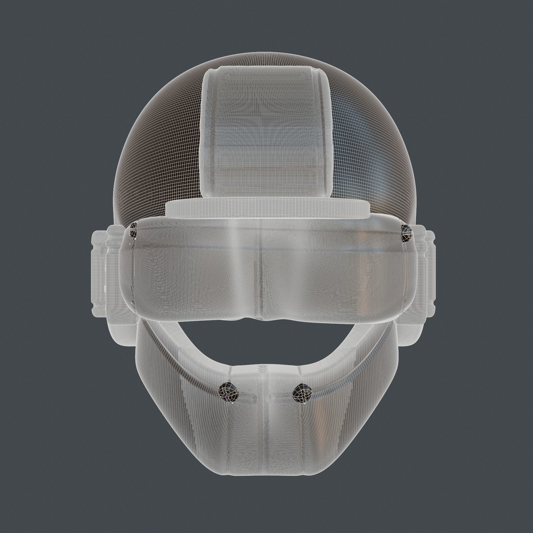 helmet high poly sculpt 3d printable  3D model_8