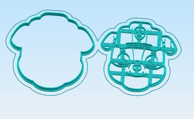 Paw Patrol Cookie Cutter Set 3D print model_15