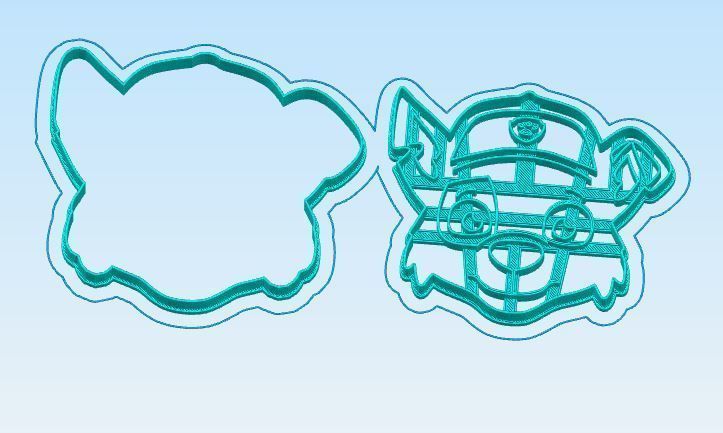 Paw Patrol Cookie Cutter Set 3D print model_13